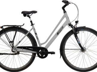 BBF Bikes:  Sondermodell Trapez (3 Gang) hellgrau - 28 Zoll