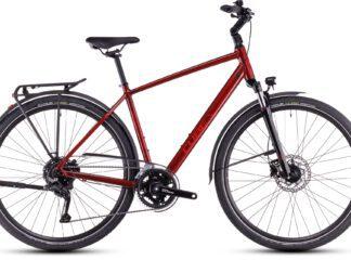 Cube Touring Pro (2025) maroon’n’pearl – Herren 28 Zoll 