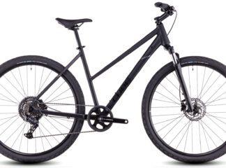 Cube Nature ONE 2025 black'n'black - Crossrad 28 Zoll Trapezrahmen 