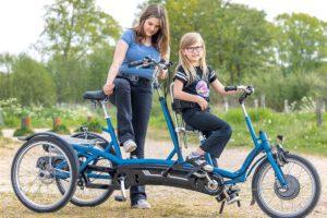 Electric-tandem-tricycle-for-kids-Van-Raam-Kivo-Plus