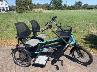 vanRaam Fun2Go türkisblau matt – Paralleltandem 