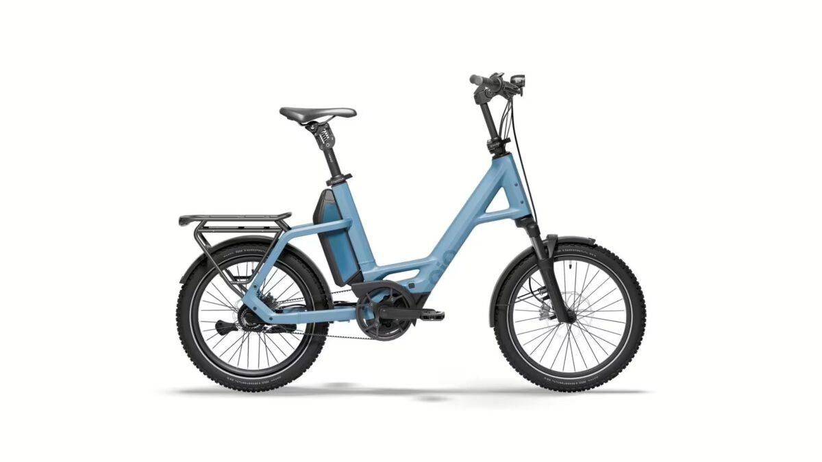 Qio Compact CX5x (2026) retro blue matt - 20" Kompaktrad