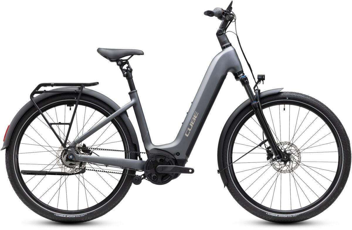 Cube Touring Hybrid Deluxe SLX 800 (2027) slabgrey'n'chrome - Easy Entry 28 Zoll