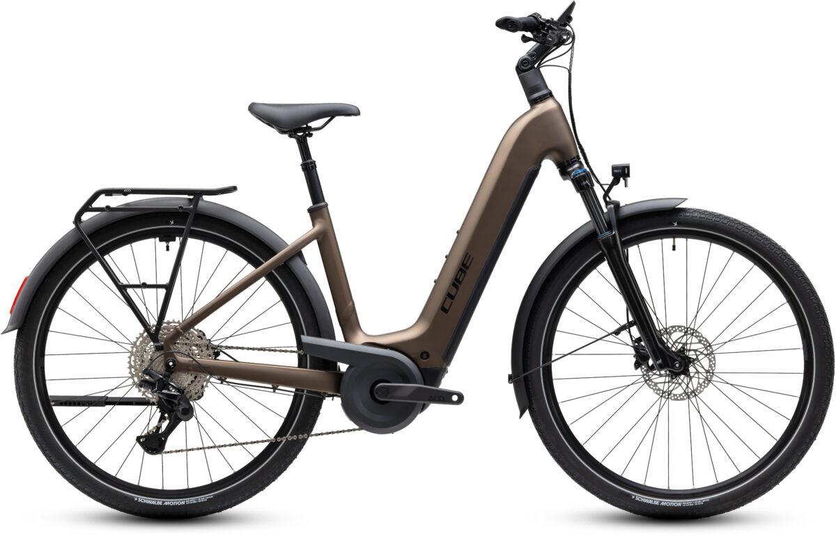 Cube Touring Hybrid Pro 800 (2027) metallicumbra'n'black - Easy Entry 28 Zoll